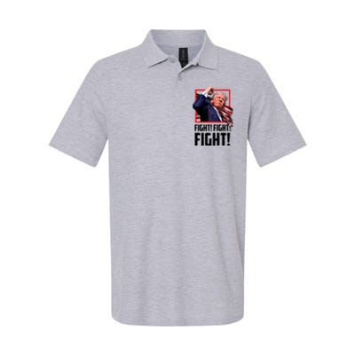 Fight! Fight! Fight! Donald Trump Political Election 2024 Softstyle Adult Sport Polo