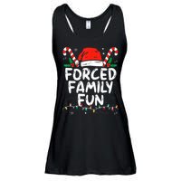 Forced Family Fun Sarcastic Christmas Funny Ladies Essential Flowy Tank