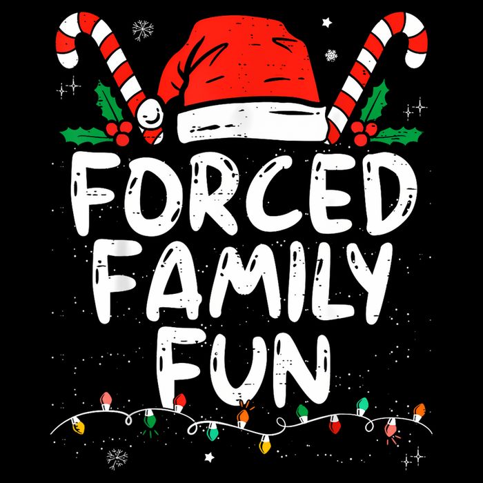 Forced Family Fun Sarcastic Christmas Funny 16 in Basic Backpack