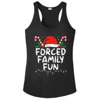 Forced Family Fun Sarcastic Christmas Funny Ladies PosiCharge Competitor Racerback Tank