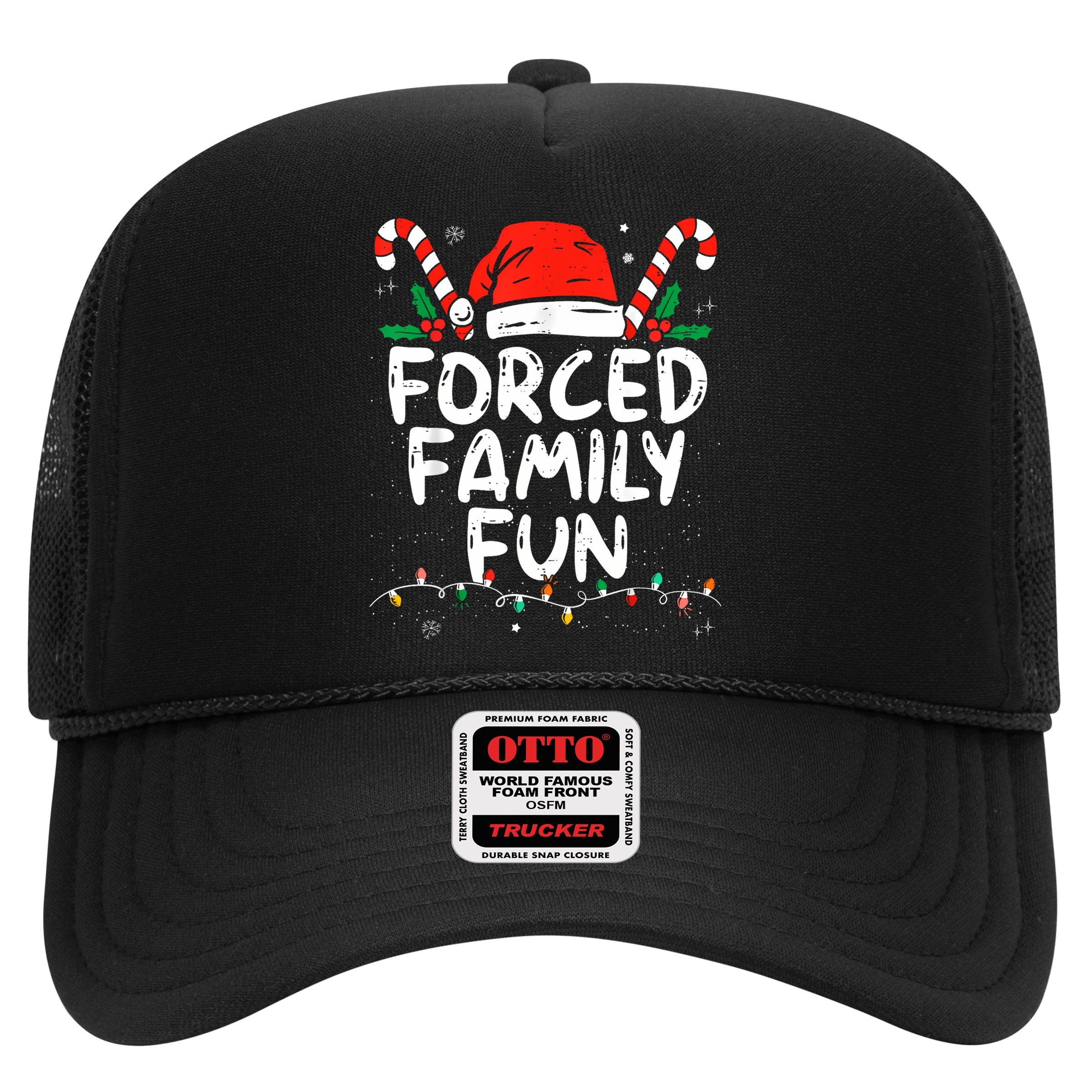 Forced Family Fun Sarcastic Christmas Funny Hat