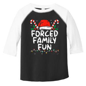 Forced Family Fun Sarcastic Christmas Funny Toddler Fine Jersey T-Shirt