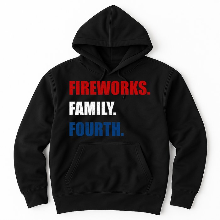 Fireworks Family Fourth Hoodie