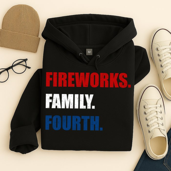 Fireworks Family Fourth Hoodie