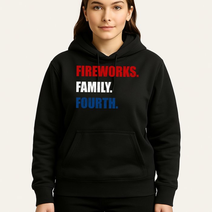 Fireworks Family Fourth Hoodie