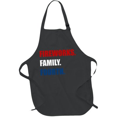 Fireworks Family Fourth Apron