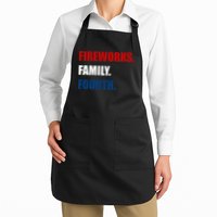 Fireworks Family Fourth Apron