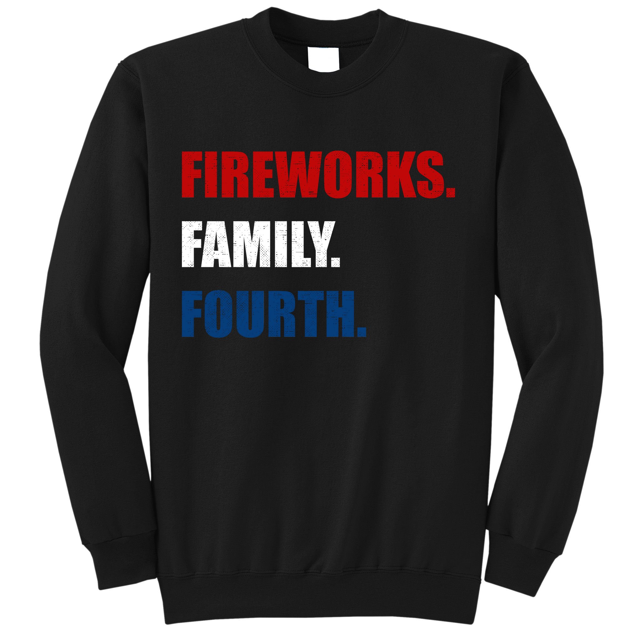 Fireworks Family Fourth Sweatshirt