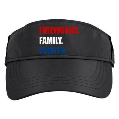 Fireworks Family Fourth Adult Drive Performance Visor