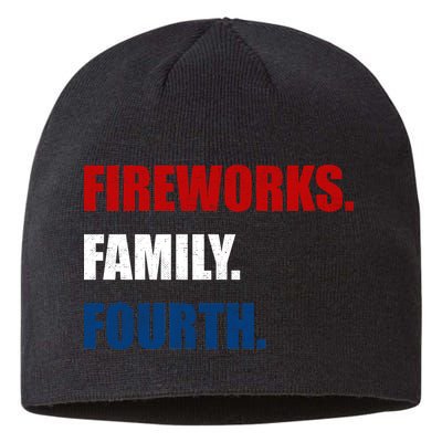Fireworks Family Fourth Sustainable Beanie