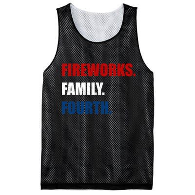 Fireworks Family Fourth Mesh Reversible Basketball Jersey Tank