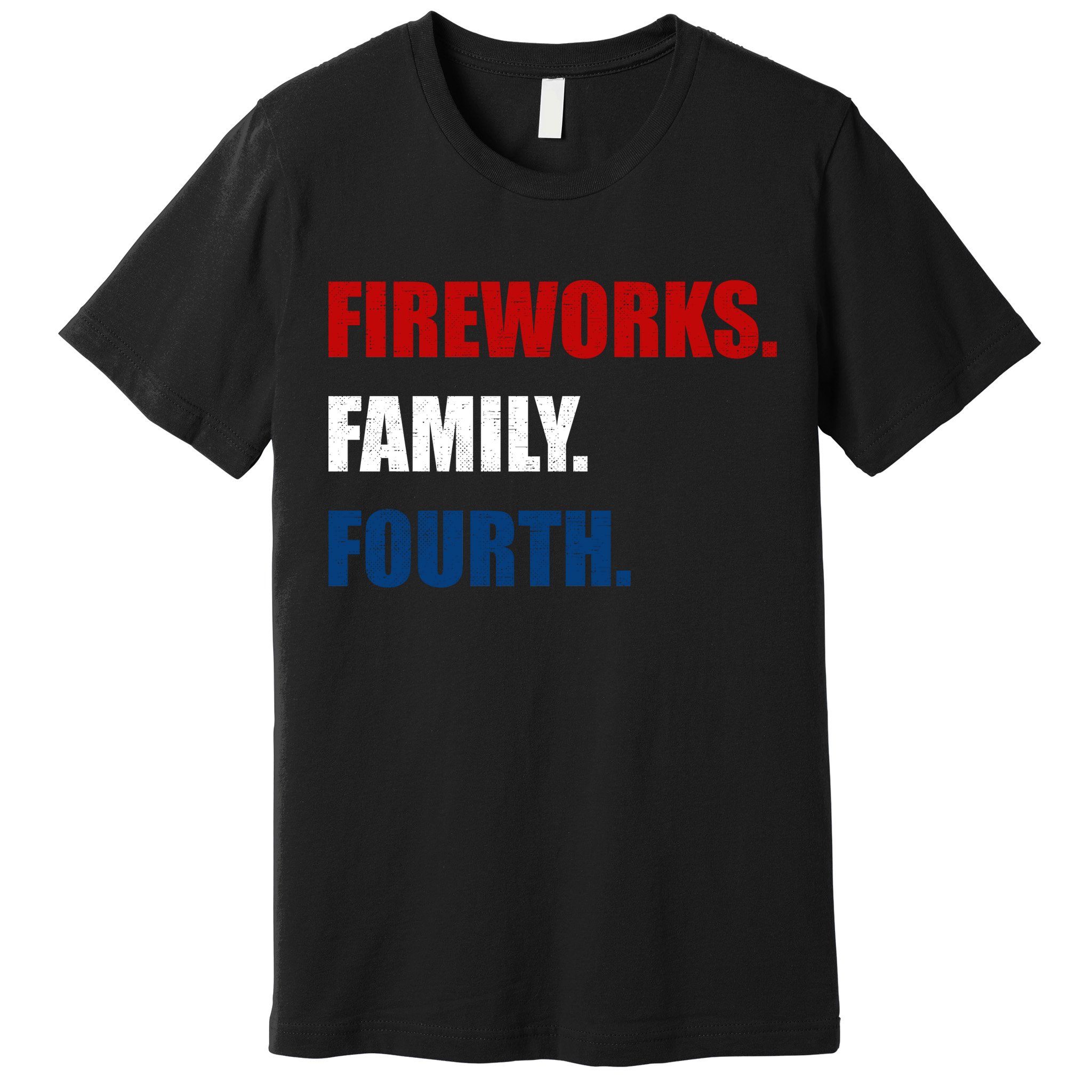Fireworks Family Fourth Premium T-Shirt