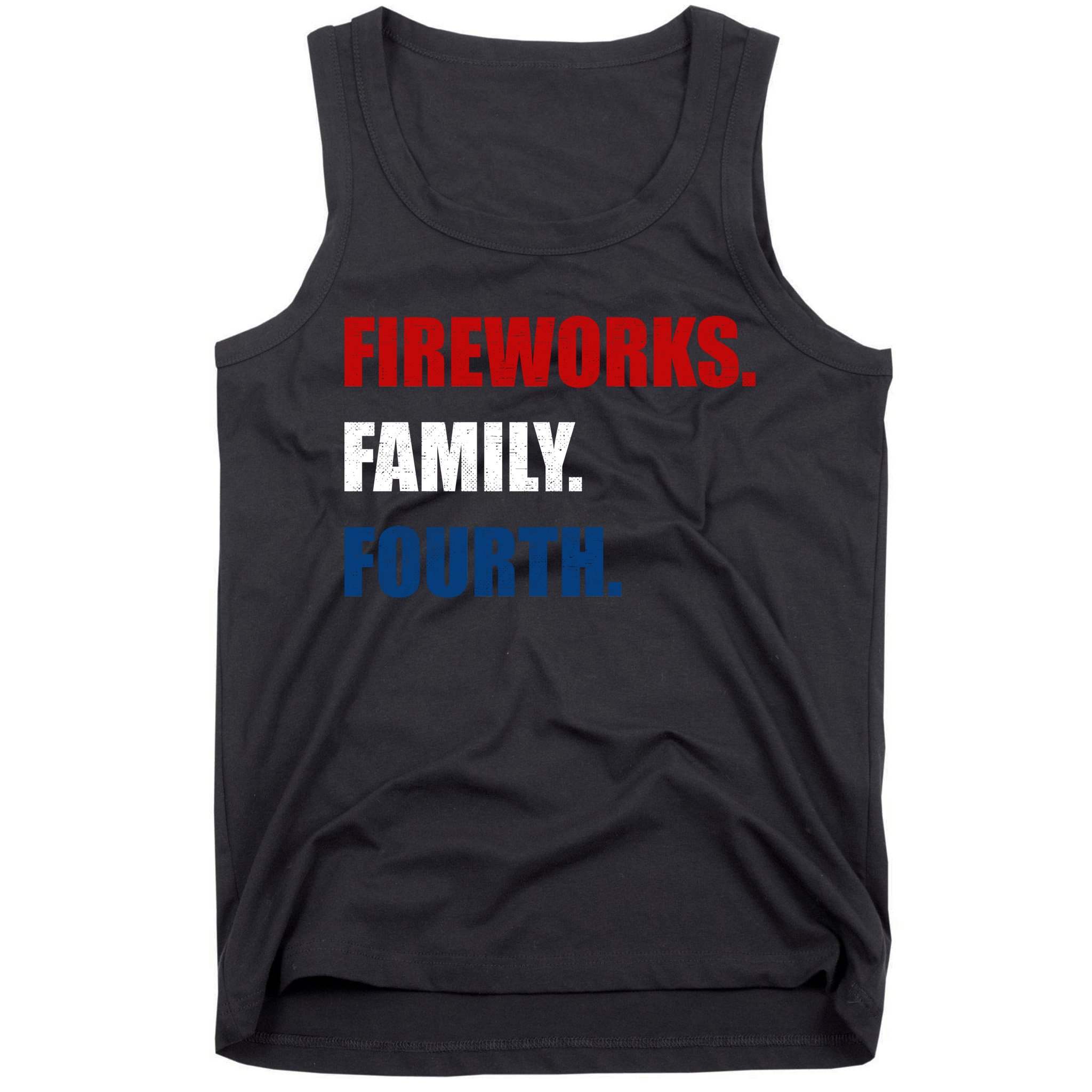 Fireworks Family Fourth Tank Top