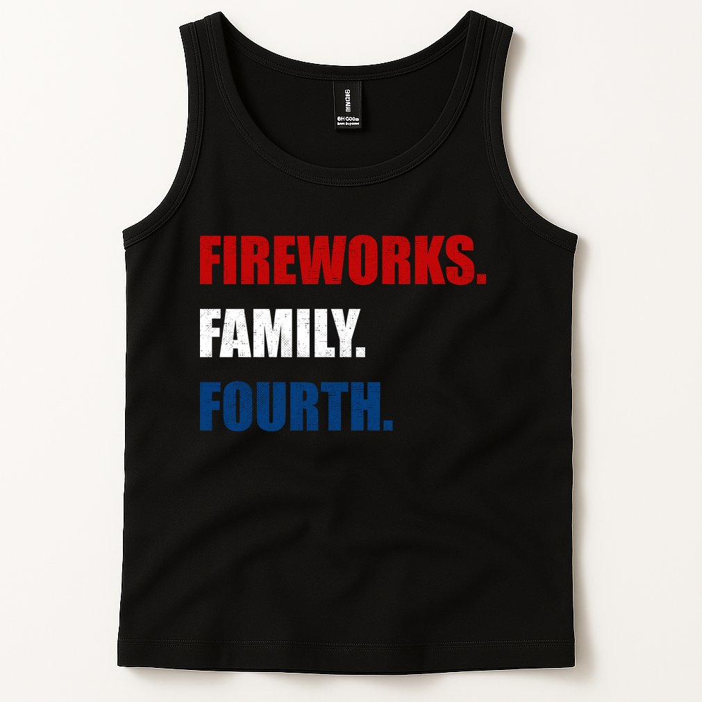 Fireworks Family Fourth Tank Top