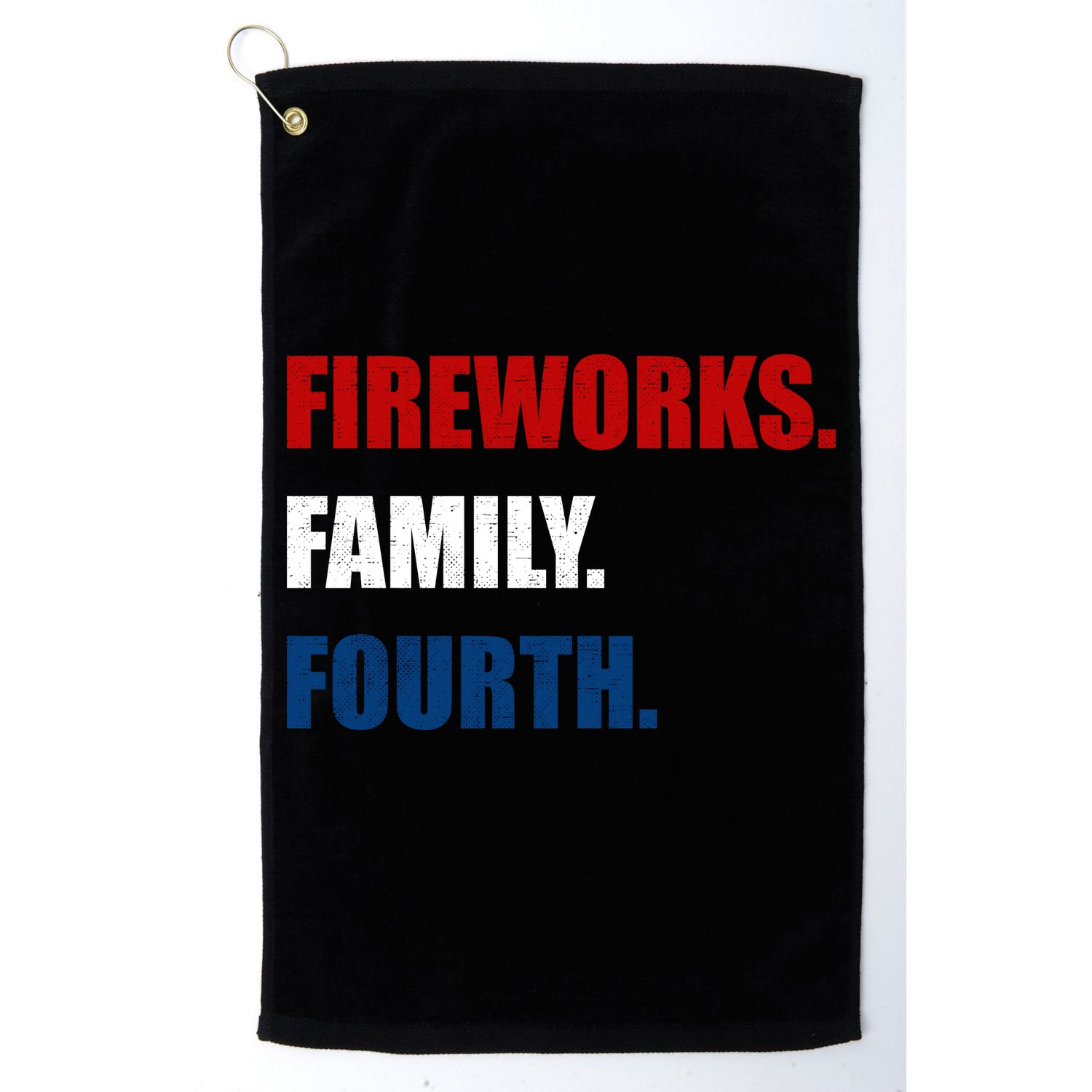 Fireworks Family Fourth Golf Towel