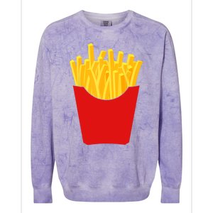 French Fries French Fry Costume Colorblast Crewneck Sweatshirt