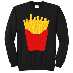 French Fries French Fry Costume Tall Sweatshirt