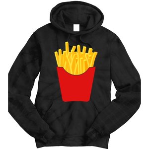 French Fries French Fry Costume Tie Dye Hoodie