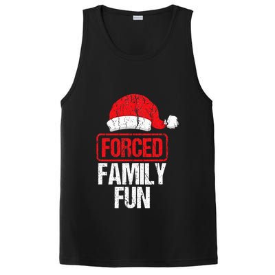 Forced Family Fun Winter Holidays Funny Christmas PosiCharge Competitor Tank