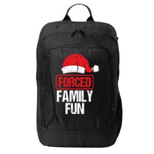 Forced Family Fun Winter Holidays Funny Christmas Gift City Backpack