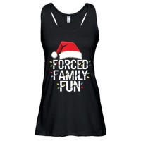 Forced Family Fun Sarcastic Christmas Funny Ladies Essential Flowy Tank