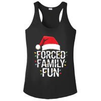 Forced Family Fun Sarcastic Christmas Funny Ladies PosiCharge Competitor Racerback Tank