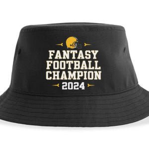 Funny Fantasy Football Champion 2024 Sustainable Bucket Hat