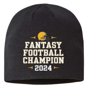 Funny Fantasy Football Champion 2024 Sustainable Beanie