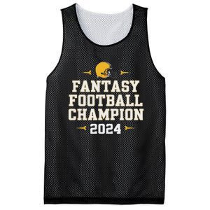 Funny Fantasy Football Champion 2024 Mesh Reversible Basketball Jersey Tank