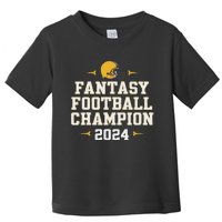 Funny Fantasy Football Champion 2024 Toddler T-Shirt