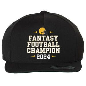 Funny Fantasy Football Champion 2024 Wool Snapback Cap