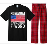 Freedom Favorite F Word America Libertarian Conservative USA Pajama Set