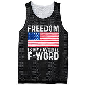 Freedom Favorite F Word America Libertarian Conservative USA Mesh Reversible Basketball Jersey Tank