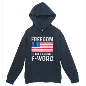 Freedom Favorite F Word America Libertarian Conservative USA Urban Pullover Hoodie