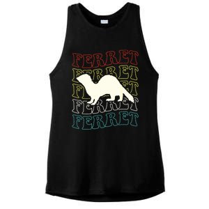 Ferret Ferret Ferret Ladies PosiCharge Tri-Blend Wicking Tank