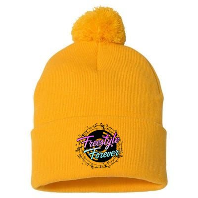 Freestyle Forever For Lovers Of 80s Freestyle Dance Music Pom Pom 12in Knit Beanie