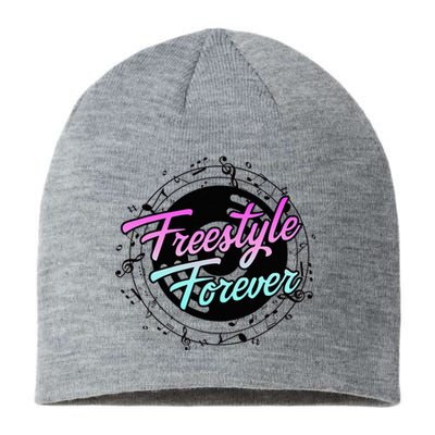 Freestyle Forever For Lovers Of 80s Freestyle Dance Music Sustainable Beanie