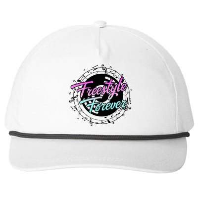 Freestyle Forever For Lovers Of 80s Freestyle Dance Music Snapback Five-Panel Rope Hat