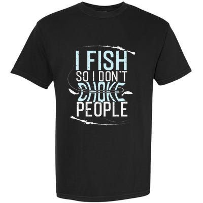 Fishing Funny Fishing Tee Fishing Lover Garment-Dyed Heavyweight T-Shirt