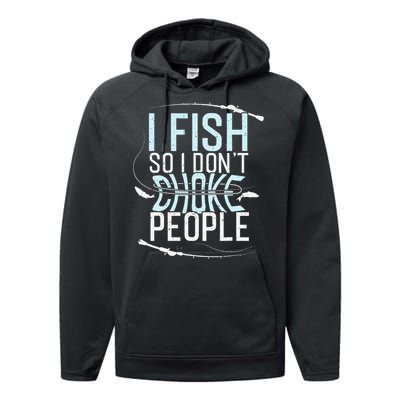 Fishing Funny Fishing Tee Fishing Lover Performance Fleece Hoodie