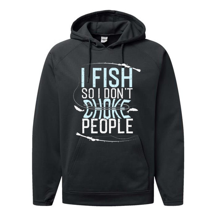 Fishing Funny Fishing Tee Fishing Lover Performance Fleece Hoodie