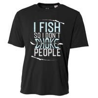 Fishing Funny Fishing Tee Fishing Lover Cooling Performance Crew T-Shirt