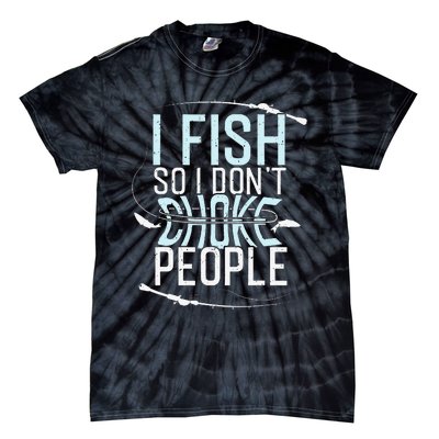 Fishing Funny Fishing Tee Fishing Lover Tie-Dye T-Shirt