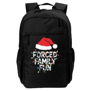 Forced Family Fun Sarcastic Christmas Funny Daily Commute Backpack