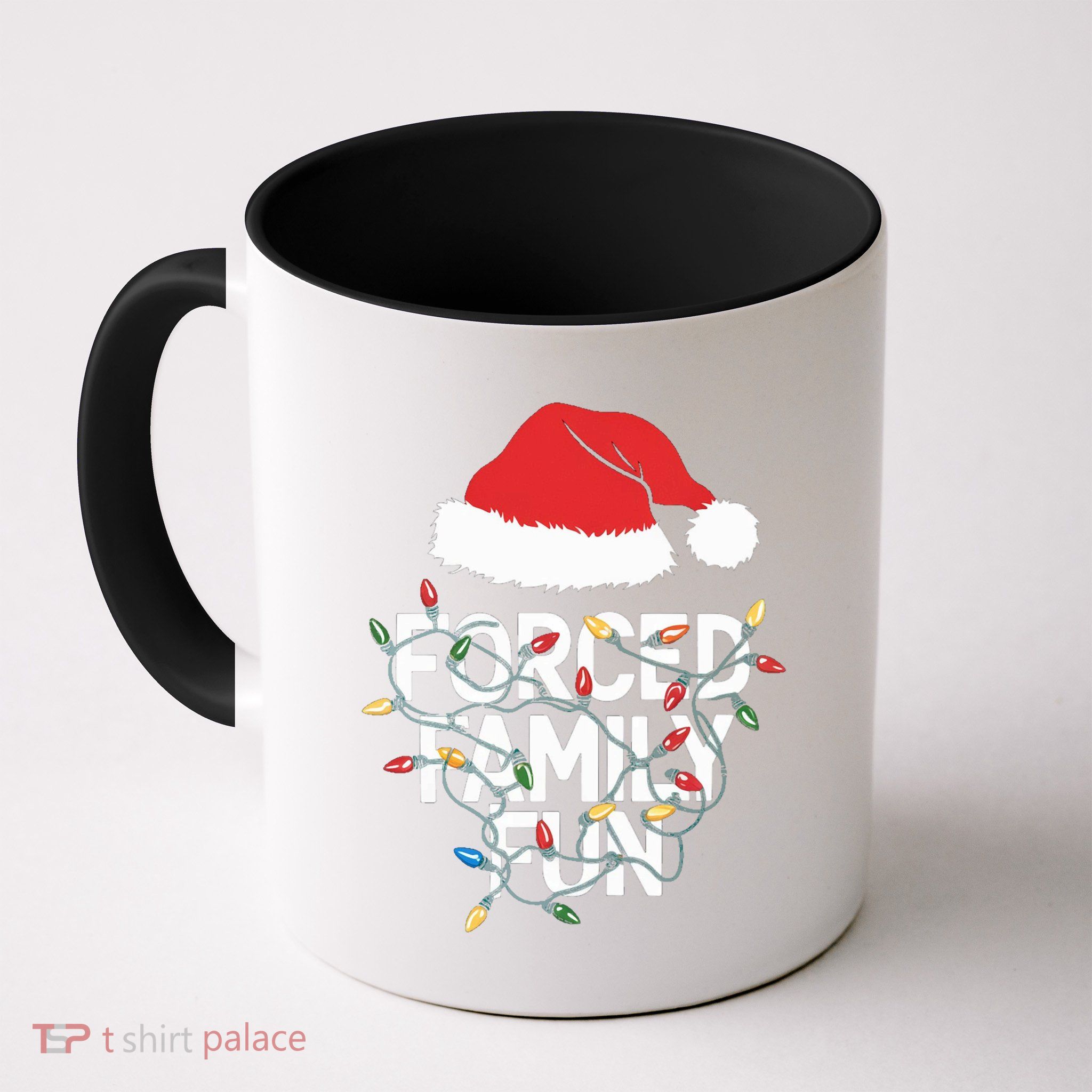 Forced Family Fun Sarcastic Christmas Funny Coffee Mug
