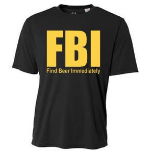 Funny Fbi Find Beer Immediately Cooling Performance Crew T-Shirt