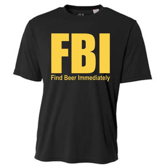 Funny Fbi Find Beer Immediately Cooling Performance Crew T-Shirt