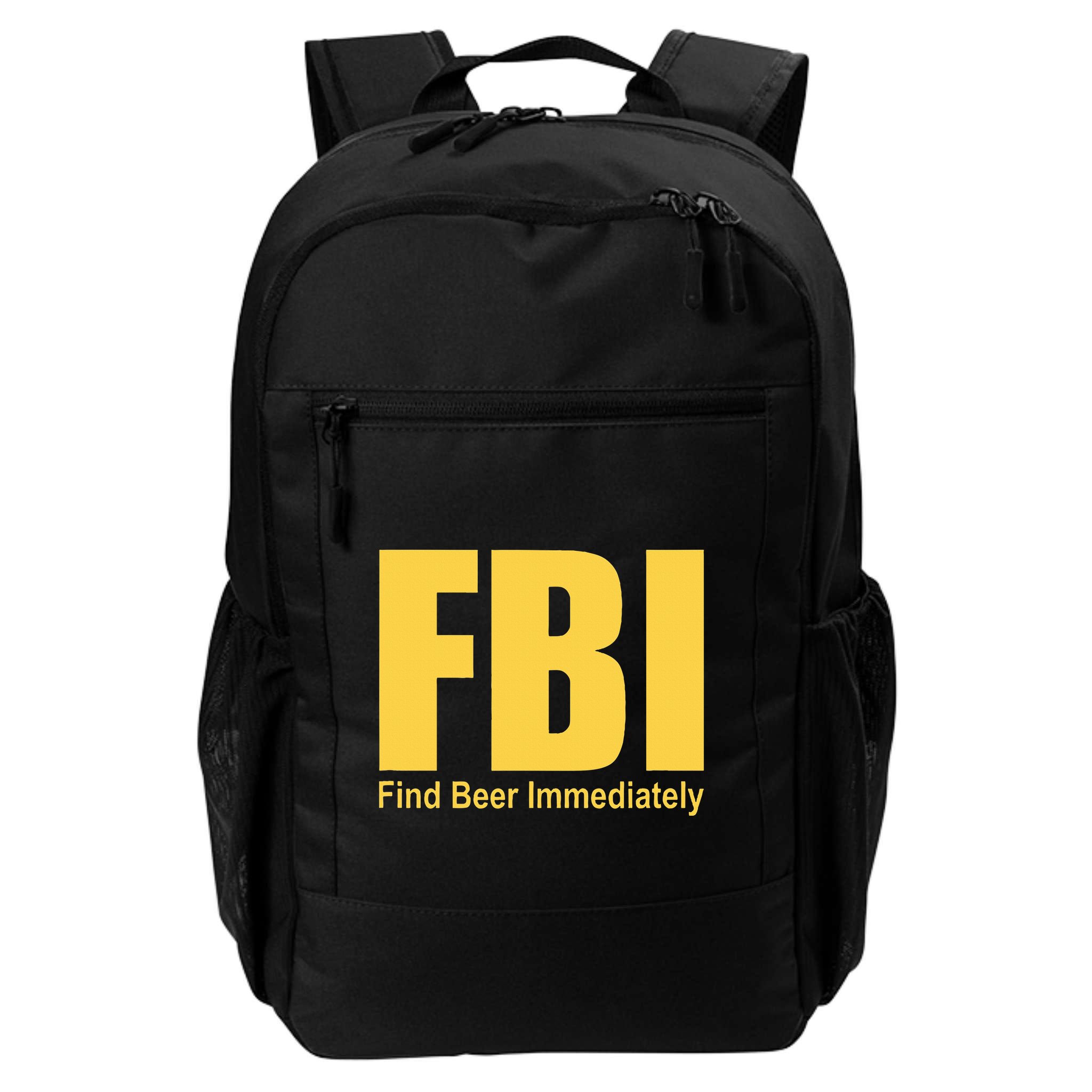 Funny Fbi Find Beer Immediately Backpack