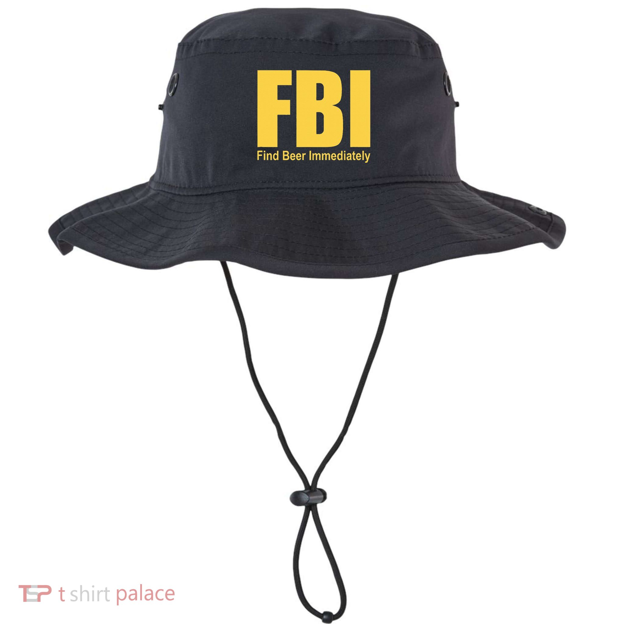Funny Fbi Find Beer Immediately Bucket Hat