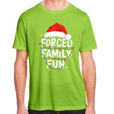 Forced Family Fun Christmas Pajamas Adult ChromaSoft Performance T-Shirt